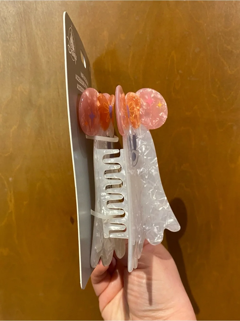 Disney Parks 2026 Halloween Cutie Ghost Minnie Mouse Hair Claw Clip NEW